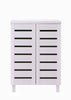 Cabinet Shoe Storage 2 Door Rack Cupboard Doors Stand Drawer Unit Footwear