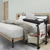 Over Bed Desk Sturdy Rolling Wheel Laptop Desk Portable Over Bed/Sofa Table