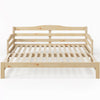 Daybed Wooden 3ft Single Guest Bed Trundle Bed Sofa Bed Frame Solid Pine Nature