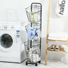 Laundry Hamper Cart Laundry 2/3 Basket Sorter Cart Trolley Hamper Bin Metal Wire