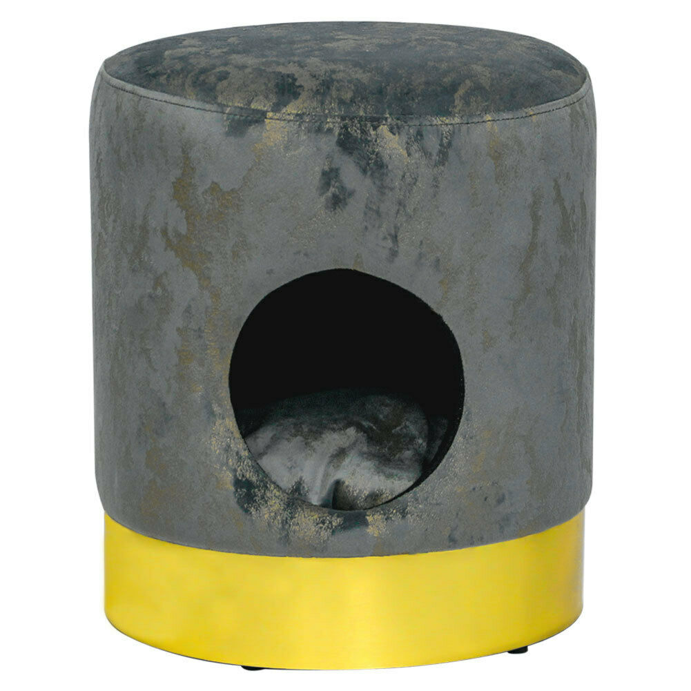 Pet Indoor House Cat Puppy Dog Bed Stool Nest Hideout Cave Igloo Hammock Cushion
