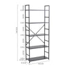 Ladder Shelf Bookcase 3/4 Tier Display Storage Shelving Unit Corner Plant Stand