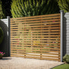 Garden Fence Screen Slatted Pine Wood Panel Screening Treated Privacy Fencing