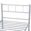Single Double Bed Metal Frame 3ft 4ft6 Bedroom Furniture with Sprung Mattress
