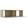 TV Cabinet TV Stand Unit Wall Mounted Floating Cupboard 2 Compartments Furniture