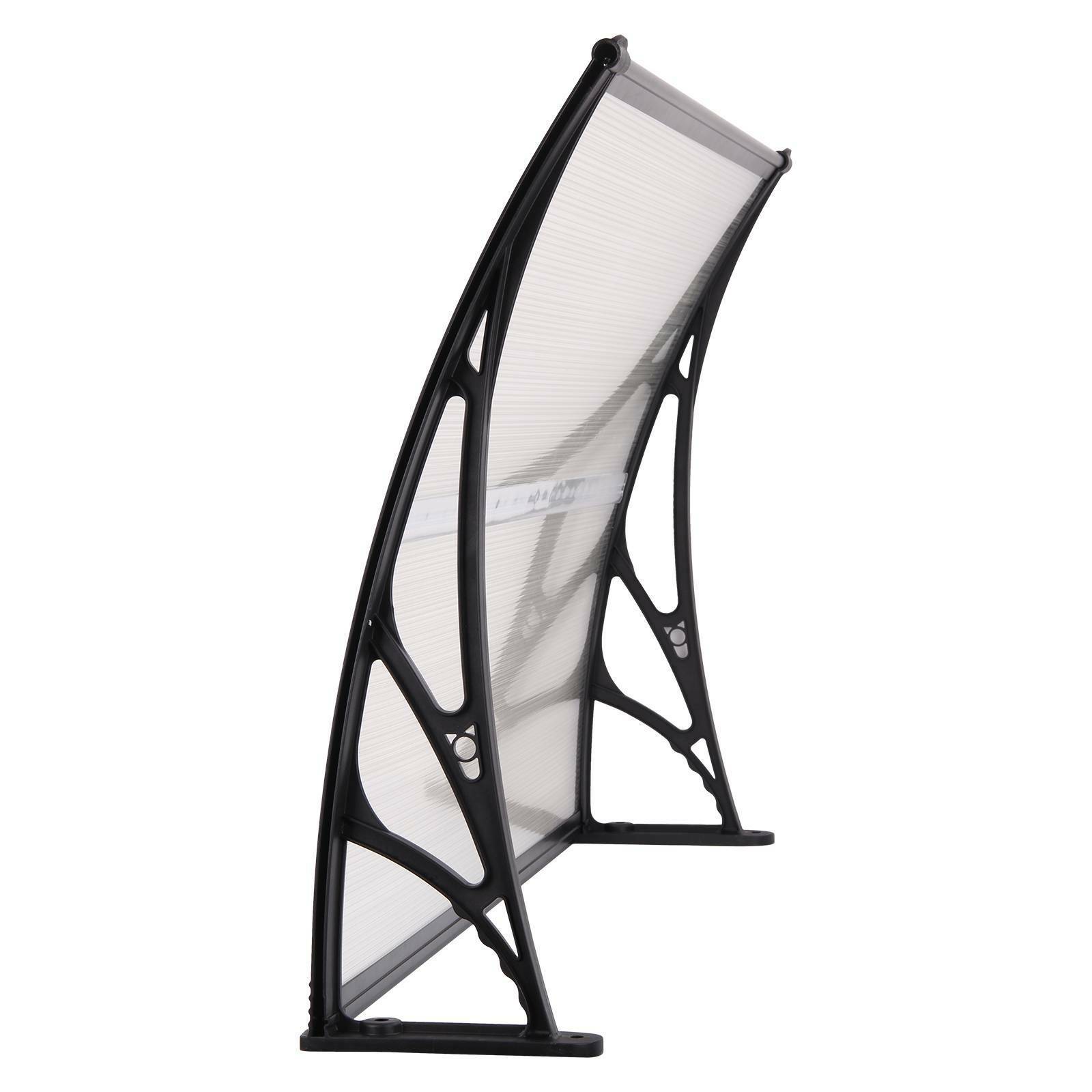NEW DOOR CANOPY AWNING SHELTER FRONT AND BACK DOOR AWNING POLYCARBONATE UK