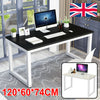 PC Computer Office Desk Corner Wooden Metal Desktop Table Home Study Workstation