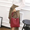 2PCS Lady Leather Shoulder Bag Tote Purse Girls Handbag Crossbody Satche