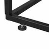 Industrial Style Coffee Table Vintage Living Room Furniture Steel Frame 1 Shelf