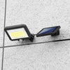 100 LED Solar Powered PIR Motion Sensor Garden Wall Lights Security Outdoor Lamp