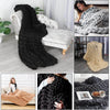 150*200 Multicolor Knitted Blankets Hand Knit Sofa Blanket thick warm Chunky