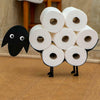 Novelty Sheep Toilet Roll Holder Bathroom Tissue Ornament Free Standing Metal