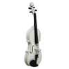 4/4 Full Size Acoustic Violin Set with Case Bow Rosin Bridge White