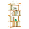 3/4/5 Tier Bookcase Shelving Unit Wood Bookshelf Free Standing Storage Display
