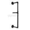 2Tier DIY Industrial Iron Pipe Shelf Rustic Wall Floating Shelving Brackets Home