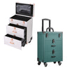 Rolling Makeup Trolley Travel Drawer Hairdressing Nail Box Beauty Salon Suitcase