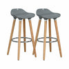 2 x Breakfast Bar Stools Bar Chairs Kitchen Breakfast Stools Wooden Legs