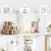 Mondeer 12 Cube DIY Plastic Shoe Storage Cabinet Boxes Cupboard Organizer White