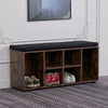 Wooden Shoe Rack Padded Cabinet Bench Storage Cupboard Organizer Holder