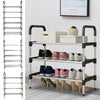 3/4/5/6 Layer Metal Shelves Shoe Rack Organiser Storage Stand Display Shelf Home