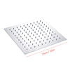 Round Square Stainless Steel Showerhead Rainfall Shower Head Rain Shower Chrome
