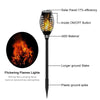 1PC 12 LED Solar Flickering Flame Effect Torch Stake Dancing Garden Light Lamp