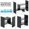 Desktop Small Bookcase Freestanding Adjustable Bookshelf Storage Desk Shelves
