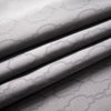Soft Thick Thermal Blackout Grey Curtains 66"x90" Geometric Drapes For Bedroom