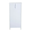 Storage Chest Unit 5 Drawer Retro Style Bedroom Desktop Wood White Entryway