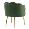 Velvet Oyster Scallop Shell Tub Chair Seat Armchair Wing Back Sofa Cafe Bedroom