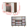 Storage Cabinet Sideboard Table Stand Cupboard Organiser with Door Entryway Home