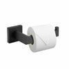 Wall Mounted Matt Black Bathroom Square Toilet Roll Paper Holder Rack Accessory