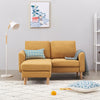 Luxury 2, 3 Seater Linen Fabric Corner Sofa Armchair Settee with Footstool Couch