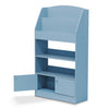 Kidkanac Magazine/Bookshelf with Toy Storage Cabinet, Light Blue