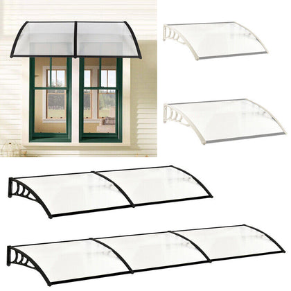 Front Back Door Canopy Awning Rain Snow Cover Roof Shelter Outdoor Porch Patio