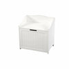 NEW! White Storage Toy Box Laundry Basket Organiser Chest with Easy Open Lid
