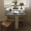 Modern Narrow Kitchen Breakfast Wooden Dining Table Folding Desk Drop Leaf Table