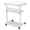 Small Rolling Computer Desk Study Writing Desk Home Office PC Table Laptop Stand