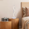 LED Table Lamp Dual Spiral Desk Lamp Warm White Modern Reading Light Bedside USB