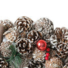 Christmas Wreath Hanging Decor Xmas Party Snow Door Wall Garland Ornament Decor