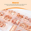 300 Pcs Solid Copper Car Engine Washers Crush Seal Flat Ring Gasket Kit M5-M16