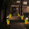 LED Solar Powered Garden Lights Owl Animal Rabbit Lawn Ornament Waterproof Lamp
