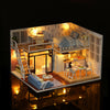 Dollhouse Miniature with Furniture DIY Kit 1:24 Scale Creative Room w/Music UK