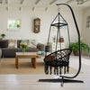 Hanging Hammock Swing Chair Rope Knitted Outdoor Indoor Macrame Hammock Seat