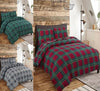 New Flannelette Thermal 100% Brushed Cotton Duvet Cover + PillowCase Bedding Set