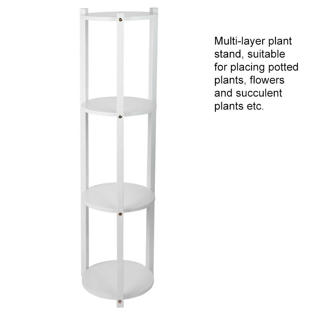 Outdoor Indoor Pot Plant Stand Display Garden Decor Flower Rack 4 Tiers UK