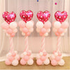 Set of 2 Balloon Arch Frame Column Stand Builder Kits for Birthday Wedding Decor