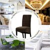 Velvet Dining Chair Seats Covers Large Size Stretch Plush Slipcovers Protectors