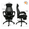 Gaming Chair Office Ergonomic Adjustable Swivel Computer PC Recliner Footrest