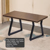 2Pcs Industrial Table Legs Cabinet Chair Computer Desk Metal Legs Set Kit Black